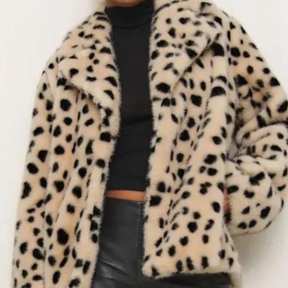 Reformation Dalmatian Ellie coat NWT - Size Small
